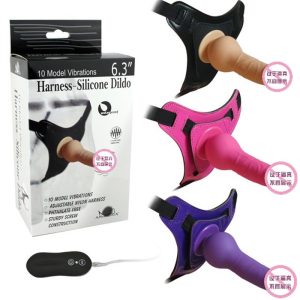 DƯƠNG VẬT ĐEO HARNESS-SILICONE DILDO 6.3