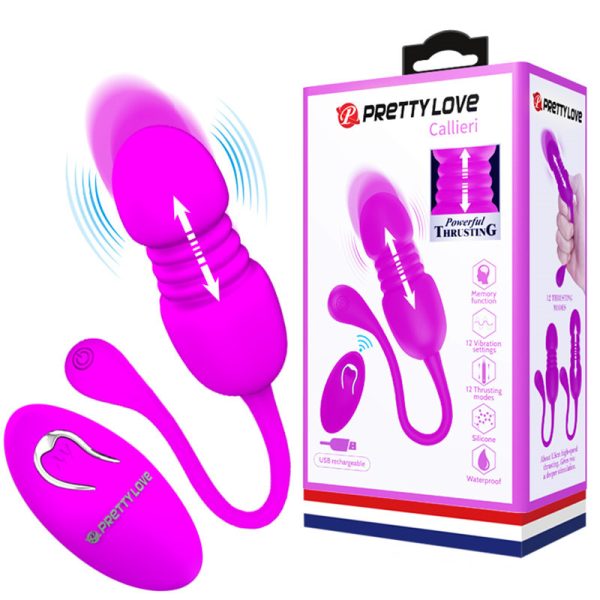 TRỨNG RUNG PRETTYLOVE CALLIE THỤT ĐK TỪ XA