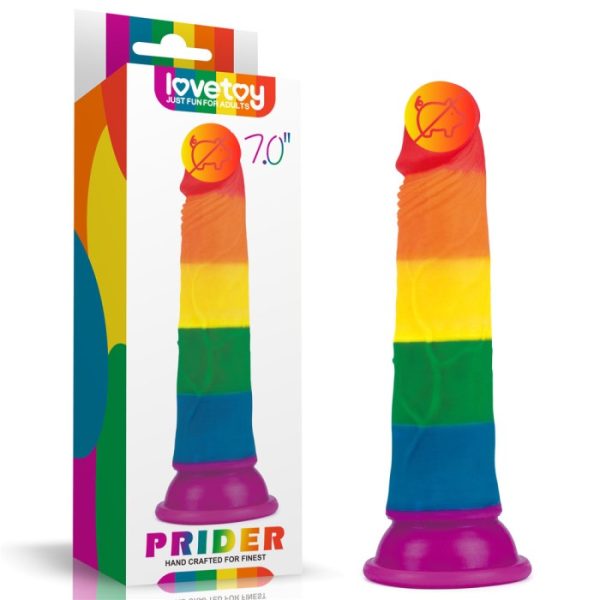 SEXTOY DƯƠNG VẬT LOVETOY 7 MÀU MỀM KO RUNG (THẲNG)